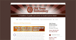 Desktop Screenshot of oldtownembroidery.com